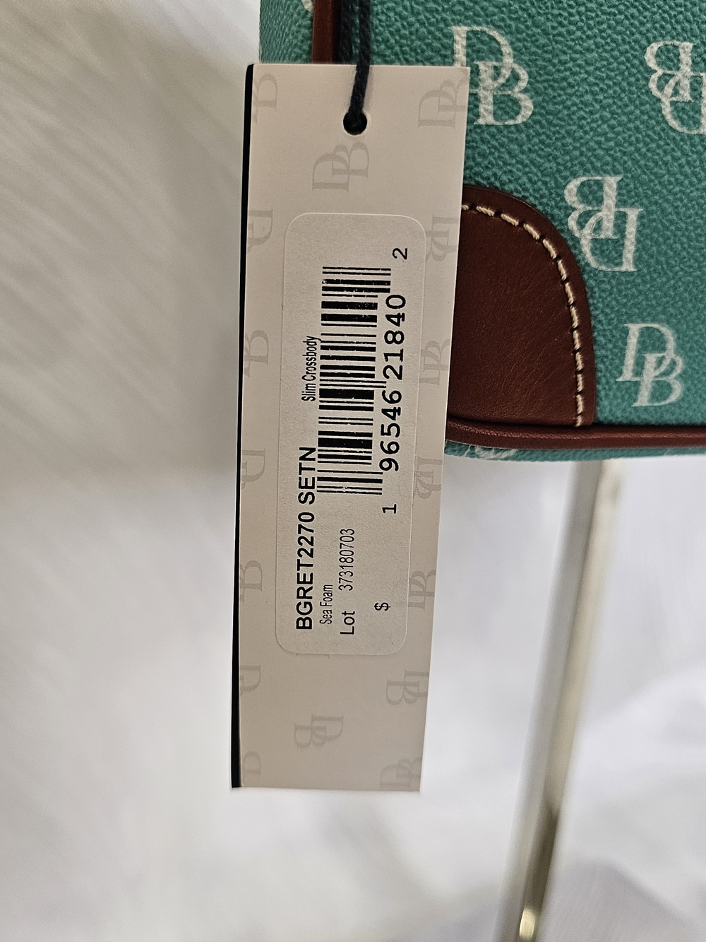 Dooney & Bourke Teal Signature Crossbody Bag w/ Dustbag RARE - Picture 4 of 9